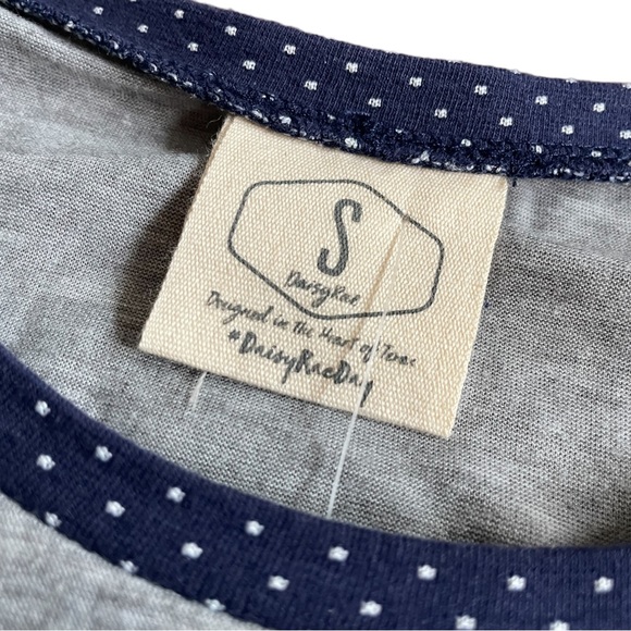 Baseball Graphic Tee - Home Sweet Home Navy & Gray Baseball Shirt - NWT - Picture 3 of 7